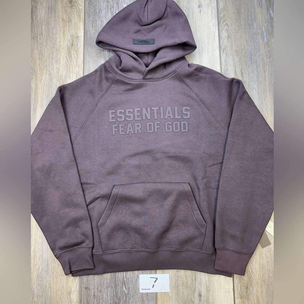 Essentials Fear of God hoodie plum